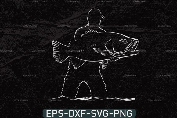 Bass Fishing SVG & Father's Day SVG Shirt: The Ultimate Creative Tool for Every Angler and Dad