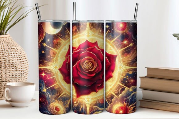 Celestial Rose Flowers Tumbler Wrap: A Design Tool for Real Creative Projects