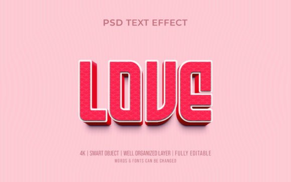 Creative Love Editable 3D Text Effect: How to Use It in Your Design Projects