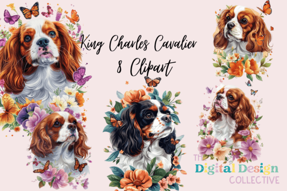 King Charles Cavalier Dog PNG Clipart: A Creative Tool for Real Projects