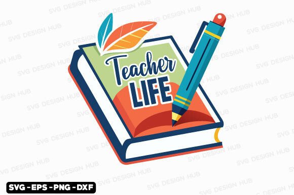 Retro Teacher SVG Designs for Back to School