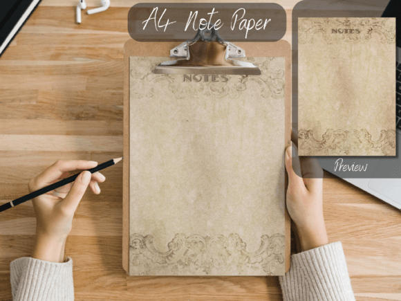 The Enduring Appeal of Vintage Pattern A4 Printable Note Paper in a Digital-First World