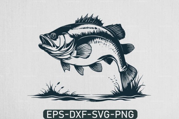 The Rise of Bass Fishing SVG Father's Day SVG T-Shirt Designs in Digital Crafting and Custom Apparel