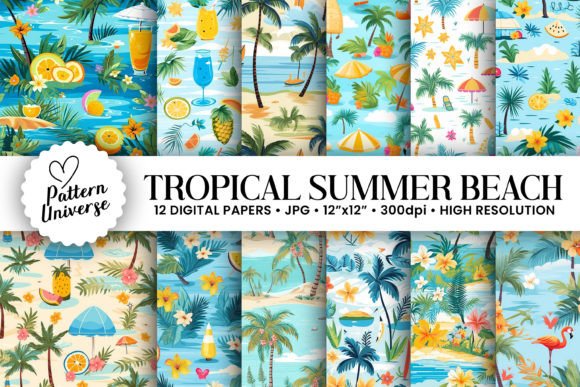 Tropical Summer Beach Seamless Patterns: A Practical Guide for Crafters and Designers