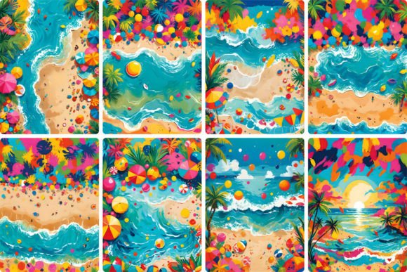 Unlock Your Summer Projects with a Vivid Summer Background Collection